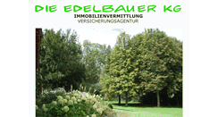 Desktop Screenshot of edelbauer.co.at